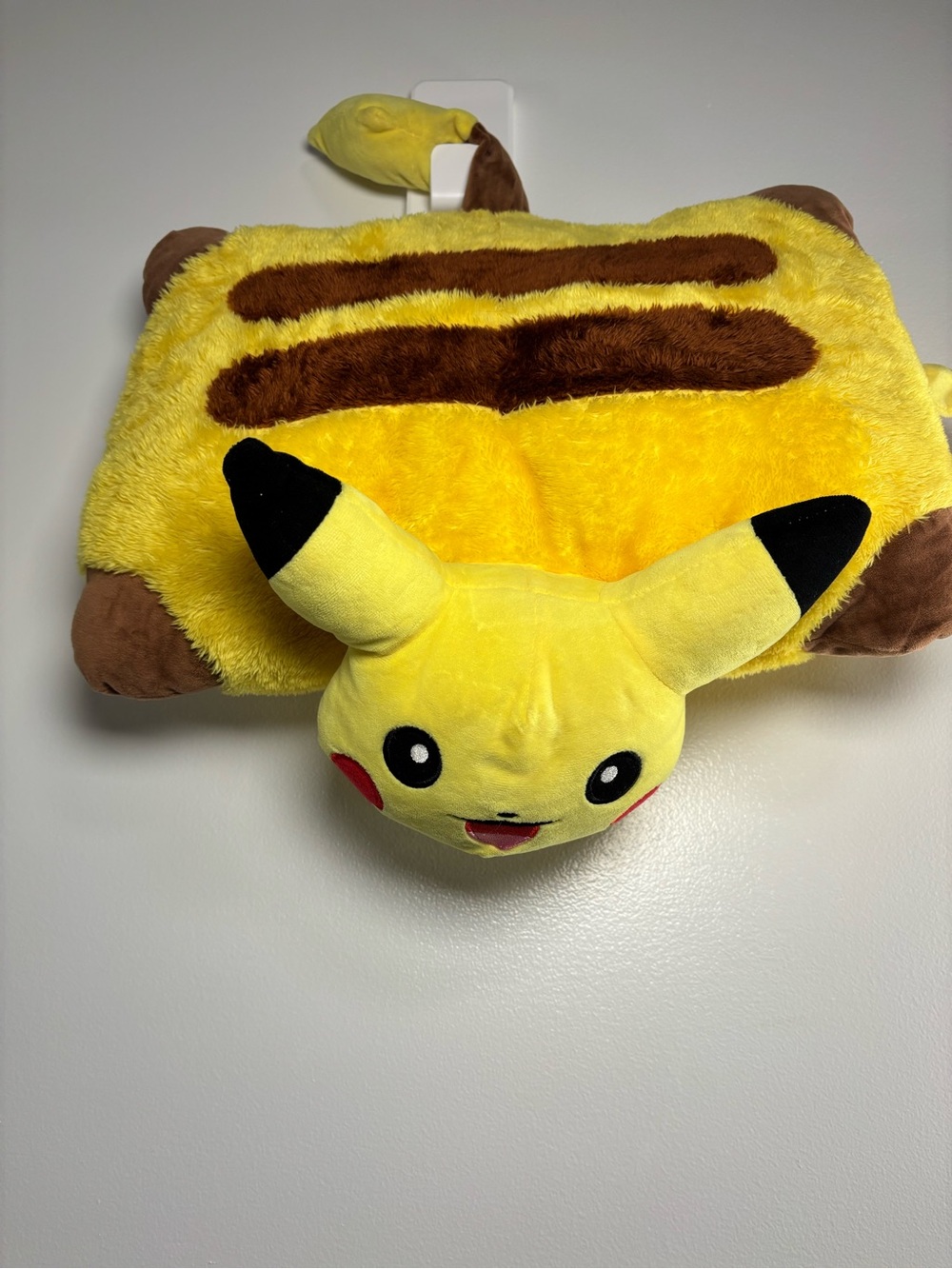 Pokemon Plush Pikachu Pillow in Yellow and Brown